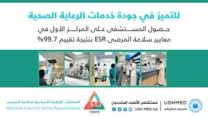 United Doctors Hospital Achieves Top Rank in Patient Safety Standards with an Exceptional 99.7% ESR Score